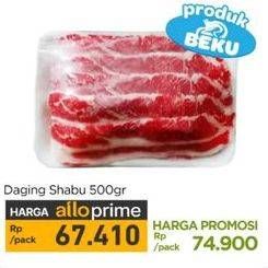 Promo Harga Sapi Shabu-shabu per 500 gr - Carrefour