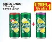 Promo Harga GREEN SANDS Minuman Soda All Variants 250 ml - Indomaret