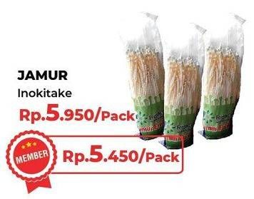 Promo Harga Jamur Inokitake (Jamur Enokitake)  - Yogya