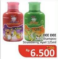 Promo Harga DEE DEE Kids Shampoo Strawberry, Apple 125 ml - Alfamidi