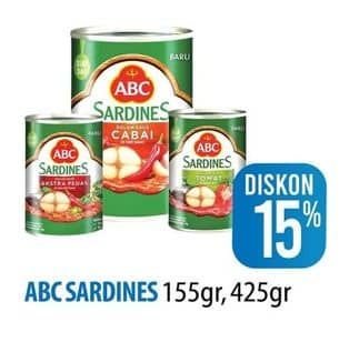 Promo Harga ABC Sardines 155 gr - Hypermart