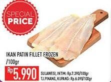 Promo Harga Patin Fillet Frozen per 100 gr - Hypermart