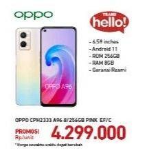 Promo Harga OPPO A96 8 GB + 256 GB  - Carrefour