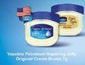 Promo Harga VASELINE Repairing Jelly Original, Creme Brulee 7 gr - Indomaret