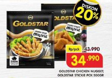 Promo Harga GOLD STAR Chicken Nugget Stikie 500 gr - Superindo