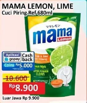 Promo Harga Mama Lemon/Lime Pencuci Piring  - Alfamart