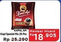 Promo Harga Kapal Api Kopi Bubuk Special Mix per 20 sachet 25 gr - Hypermart