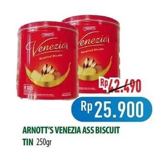 Promo Harga Venezia Assorted Biscuits 250 gr - Hypermart