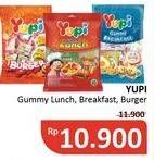 Promo Harga YUPI Candy Big Burger, Gummy Breakfast, Gummy Lunch 32 gr - Alfamidi