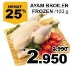 Promo Harga Ayam Broiler per 100 gr - Giant