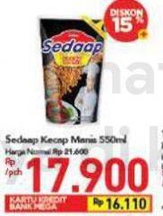 Promo Harga SEDAAP Kecap Manis 550 ml - Carrefour