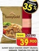 SUNNY GOLD Chicken Crispy Crunch, Kaarage, Tempura 500 g