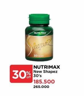 Promo Harga Nutrimax Vitamin Shapez 30 pcs - Watsons