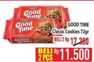 Promo Harga Good Time Cookies Chocochips Classic 72 gr - Hypermart