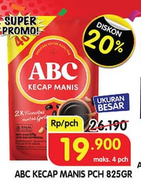 Promo Harga ABC Kecap Manis 825 ml - Superindo