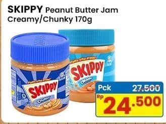 Promo Harga Skippy Peanut Butter Creamy, Chunky 170 gr - Indomaret