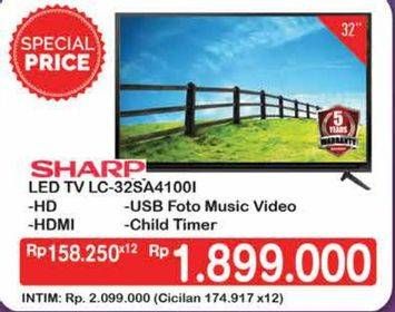 Promo Harga SHARP LC-32SA4100i | LED TV  - Hypermart