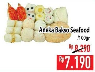 Promo Harga Aneka Bakso Seafood per 100 gr - Hypermart