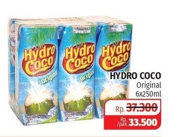 Promo Harga HYDRO COCO Minuman Kelapa Original 250 ml - Lotte Grosir