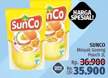 Promo Harga SUNCO Minyak Goreng 2000 ml - LotteMart