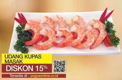 Promo Harga Udang Kupas Masak per 100 gr - Yogya