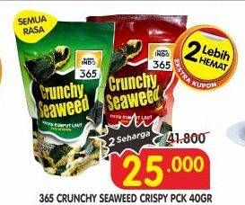 Promo Harga 365 Crunchy Seaweed All Variants 40 gr - Superindo