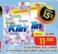Promo Harga So Klin Liquid Detergent Korean Camelia, Provence Lavender 565 ml - Superindo