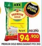 Promo Harga Premium Gold Beras Basmati 2000 gr - Superindo
