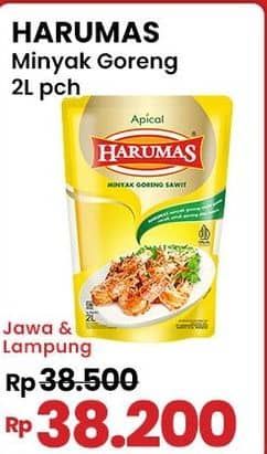 Promo Harga Harumas Minyak Goreng 2000 ml - Indomaret