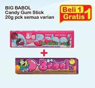 Promo Harga BIG BABOL Candy Gum All Variants 20 gr - Indomaret
