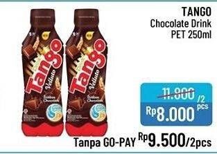 Promo Harga TANGO Drink Chocolate per 2 botol 250 ml - Alfamidi