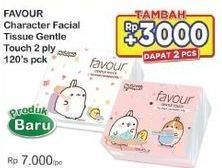 Promo Harga Favour Character Facial Tissue Gentle Touch 120 sheet - Indomaret