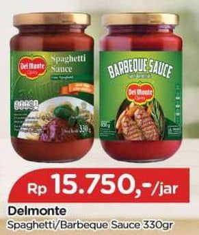 Promo Harga Del Monte Cooking Sauce Spaghetti, Barbeque 330 gr - TIP TOP