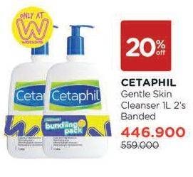 Promo Harga CETAPHIL Gentle Skin Cleanser 1000 ml - Watsons