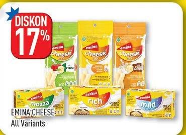 Promo Harga EMINA Cheddar Cheese All Variants  - Hypermart