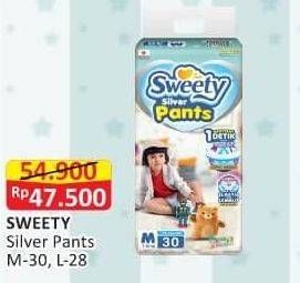 Promo Harga Sweety Silver Pants L28, M30 28 pcs - Alfamart