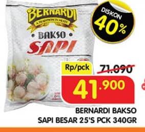 Promo Harga Bernardi Bakso Sapi Besar 25 pcs - Superindo