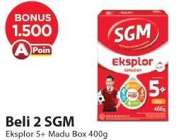 Promo Harga SGM Eksplor 5+ Susu Pertumbuhan Madu 400 gr - Alfamart