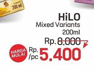 Promo Harga Hilo Ready to Drink 200 ml - LotteMart