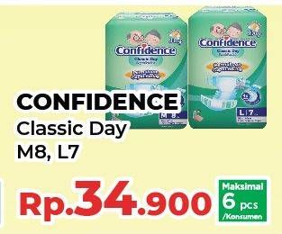 Promo Harga Confidence Adult Diapers Classic Day M8, L7 7 pcs - Yogya