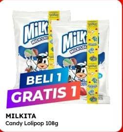 Promo Harga Milkita Milk Lollipop 172 gr - Alfamart