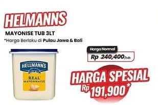 Promo Harga Helmanns Mayonaise 3 ltr - Carrefour