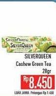 Promo Harga SILVER QUEEN Chocolate Green Tea 28 gr - Hypermart