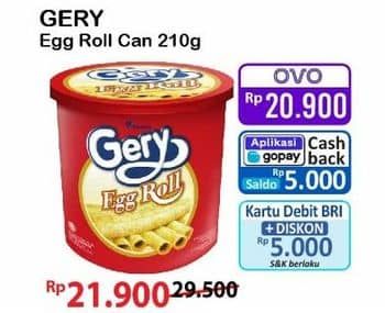 Promo Harga Gery Egg Roll 210 gr - Alfamart