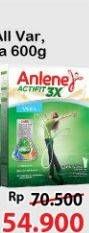 Promo Harga ANLENE Actifit 3x High Calcium Vanilla 600 gr - Alfamart