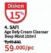 Promo Harga Safi Age Defy Cream Cleanser Deep Moisturizer 150 ml - Guardian