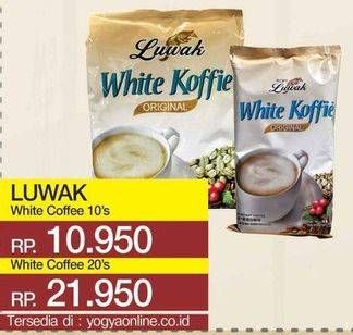Promo Harga Luwak White Koffie 20 pcs - Yogya