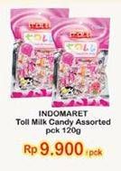 Promo Harga TOLL Candy Milk Assorted 120 gr - Indomaret