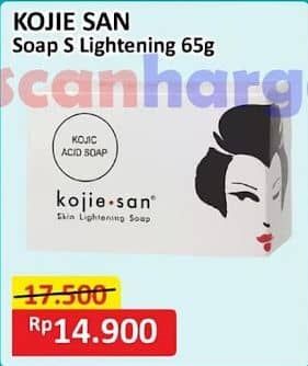 Promo Harga Kojie San Skin Lightening Soap Kojic Acid Soap 65 gr - Alfamart