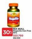 Promo Harga Sea Quill MegaVite 30 pcs - Watsons